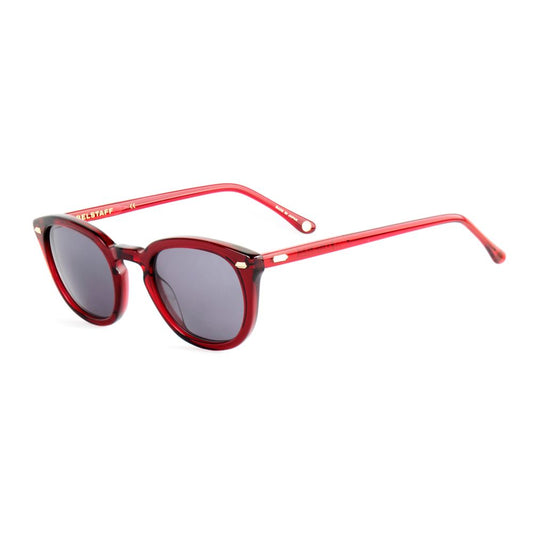 Belstaff Women’s Sunglasses – Red Acetate Frame, Grey Lenses