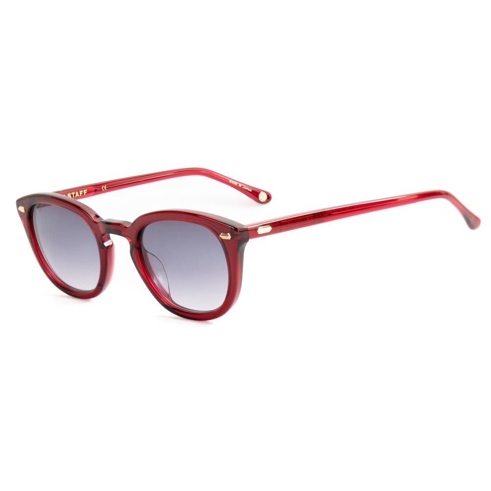 Belstaff Women’s Sunglasses – Red Acetate Frame, Grey Lenses