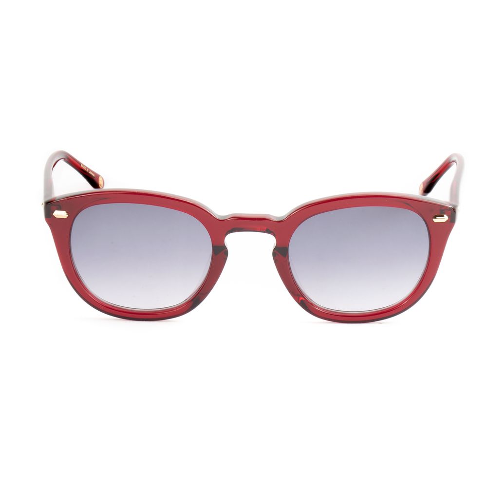 Belstaff Women’s Sunglasses – Red Acetate Frame, Grey Lenses