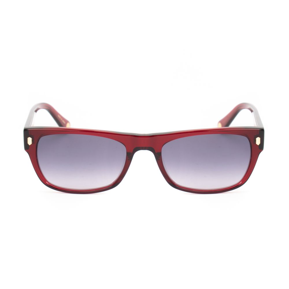 Belstaff Women’s Sunglasses – Red Acetate Frame, Grey Lenses