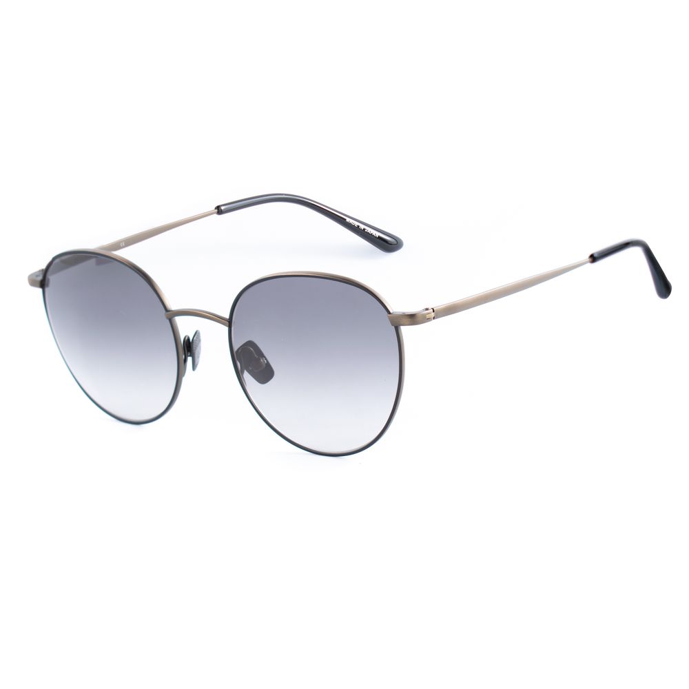 Belstaff Men’s Sunglasses – Brown Titanium Frame, Grey Lenses