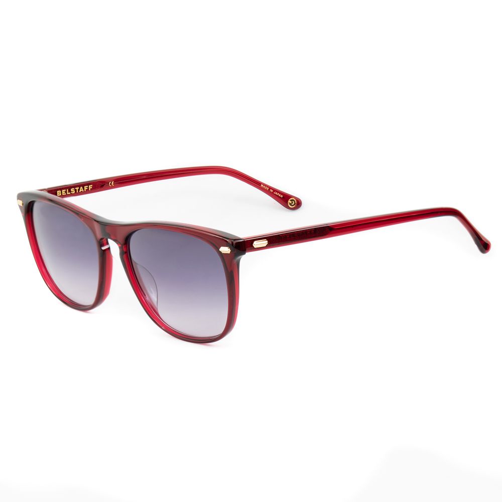 Belstaff Women's Red Acetate Sunglasses – Grey Lenses