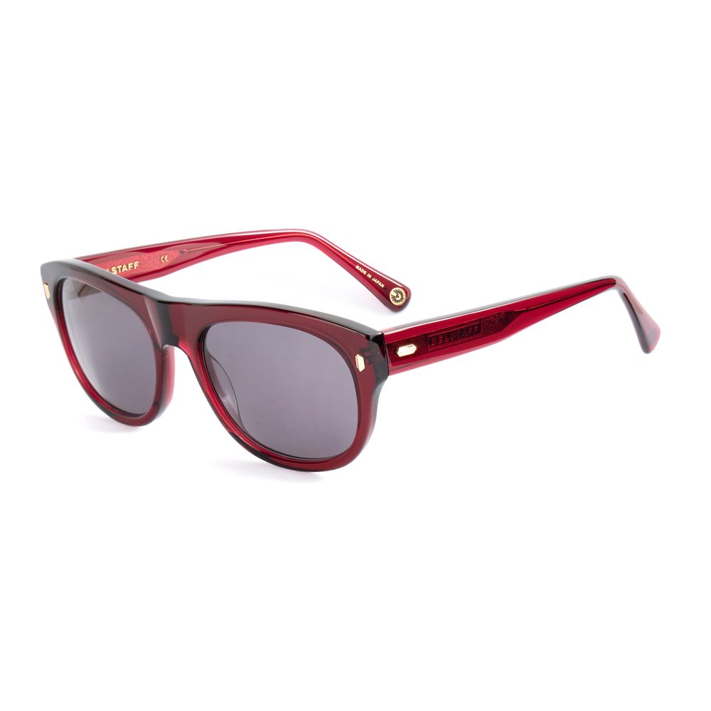 Belstaff Women’s Sunglasses – Red Acetate Frame, Grey Lenses