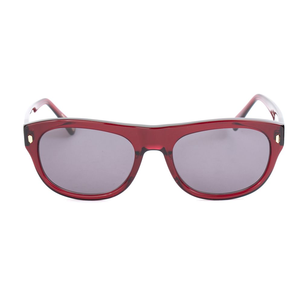 Belstaff Women’s Sunglasses – Red Acetate Frame, Grey Lenses