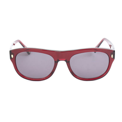 Belstaff Women’s Sunglasses – Red Acetate Frame, Grey Lenses