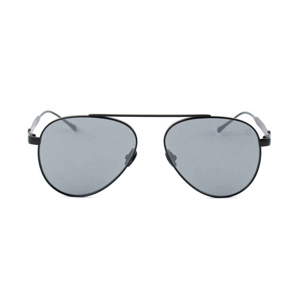 Belstaff Men’s Black Titanium Sunglasses with Grey Lenses