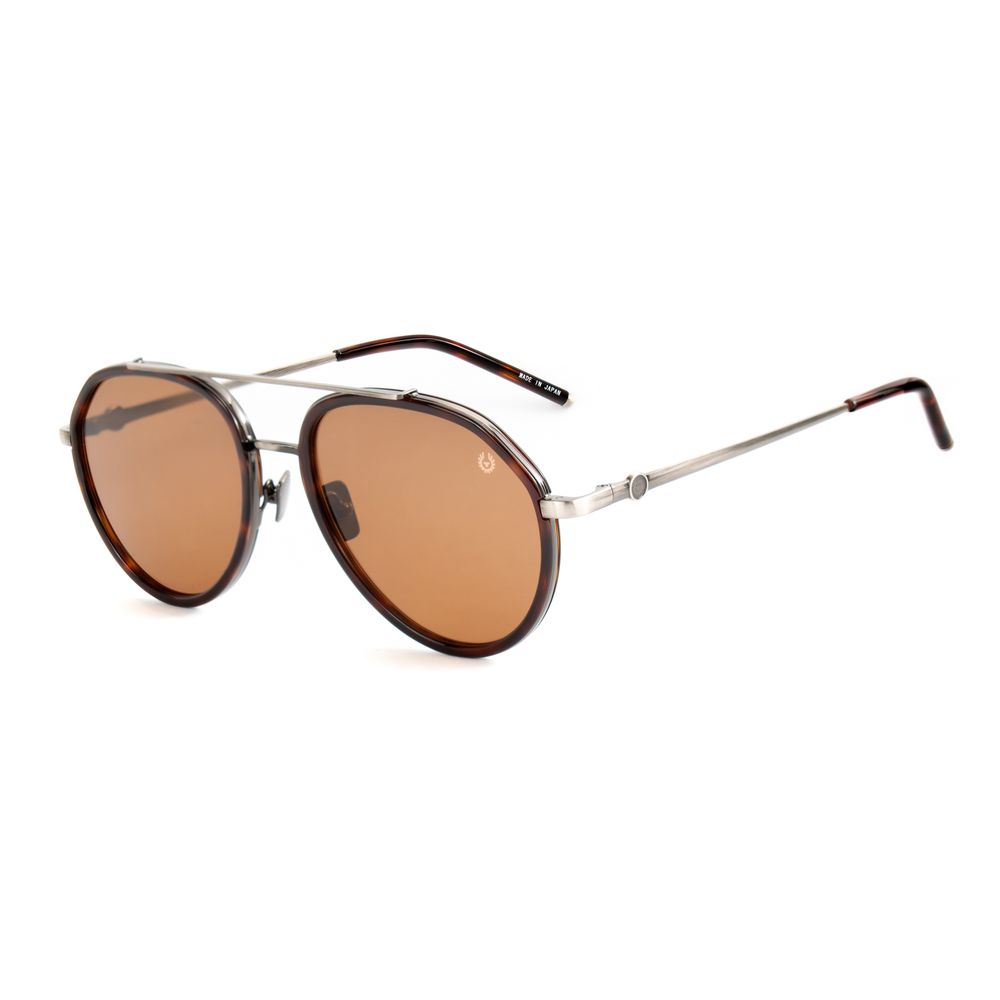 Belstaff Brown Stainless Steel Sunglasses – Stylish & Durable