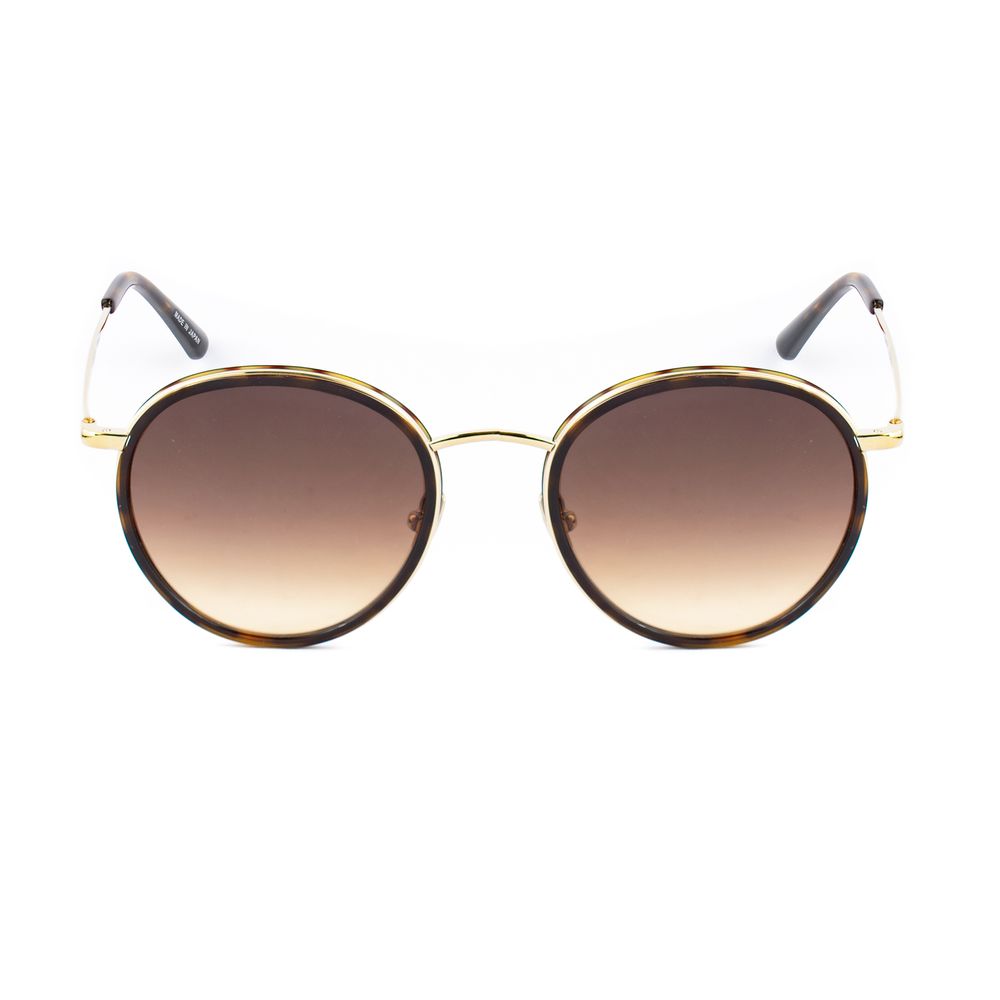 Belstaff Unisex Slipway Sunglasses – Golden Titanium Frame, Brown Lenses
