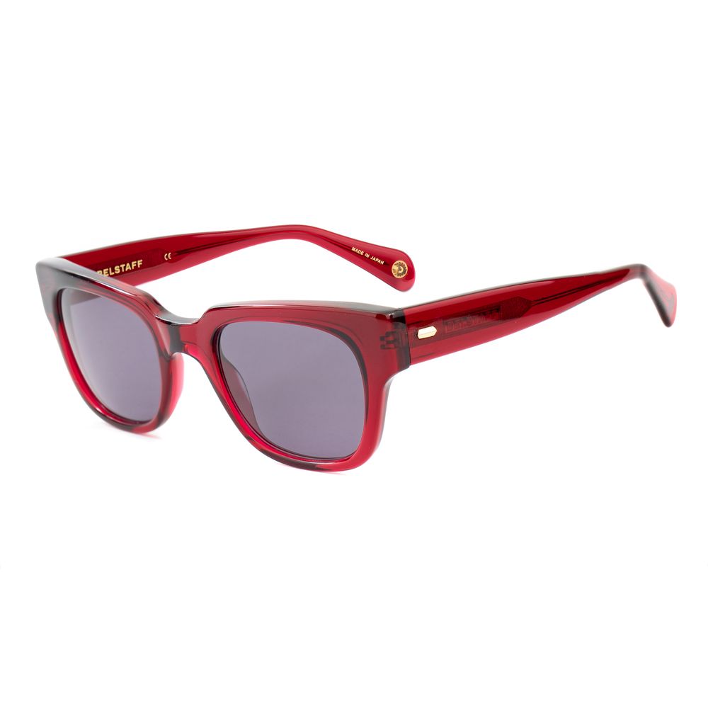 Belstaff Women’s Sunglasses – Red Acetate Frame, Grey Lenses