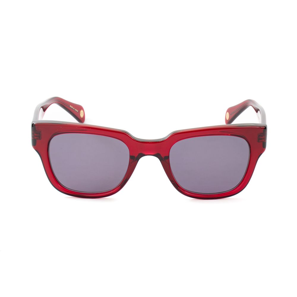 Belstaff Women’s Sunglasses – Red Acetate Frame, Grey Lenses