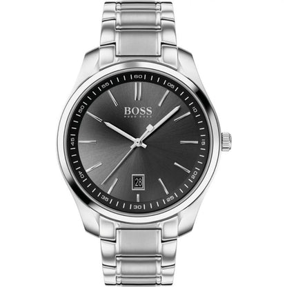 Hugo Boss Men's Gray Stainless Steel Dress Watch