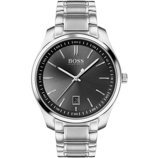 Hugo Boss Men's Gray Stainless Steel Dress Watch