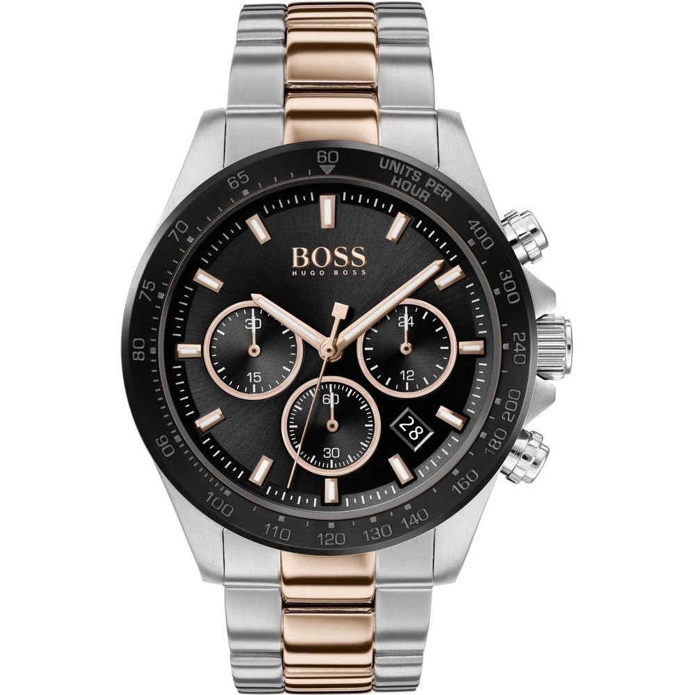 Hugo Boss Men’s Grey Stainless Steel Dress Watch