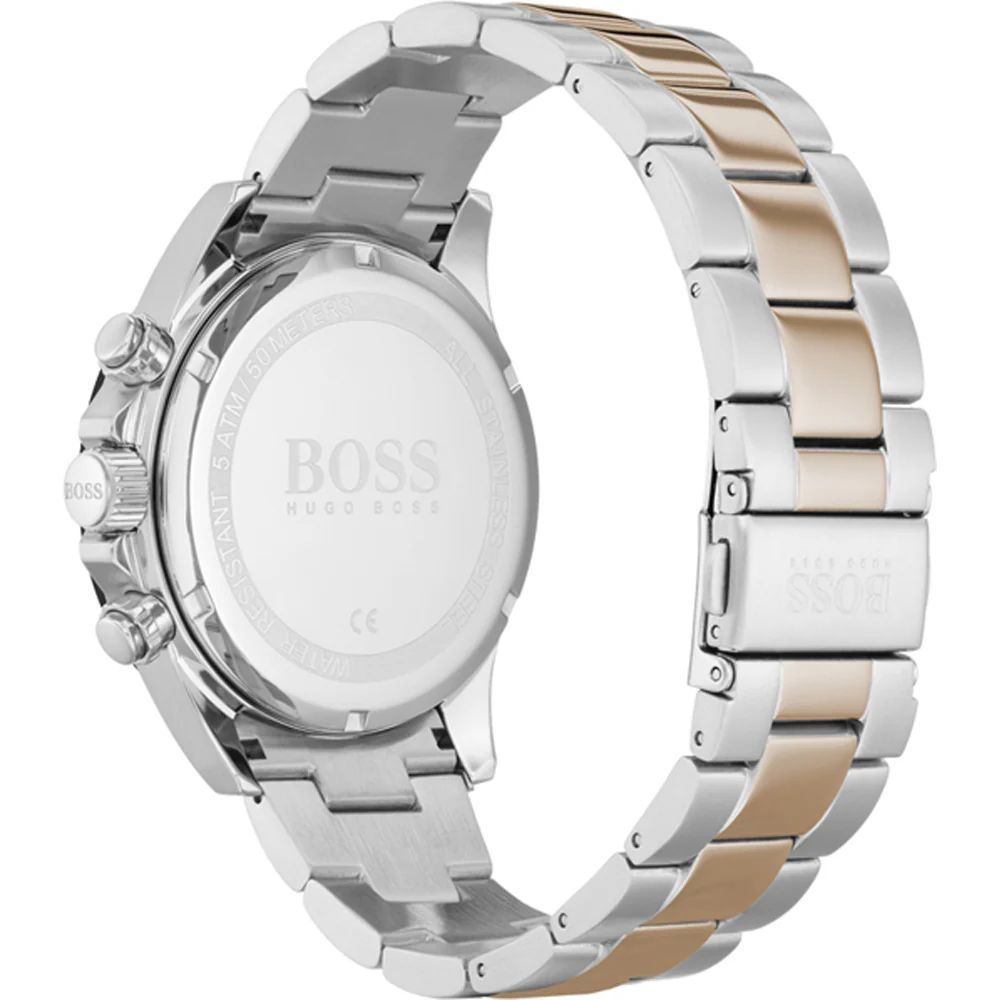 Hugo Boss Men’s Grey Stainless Steel Dress Watch