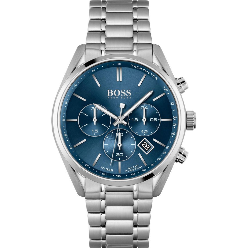 Hugo Boss Men’s Gray Stainless Steel Dress Watch