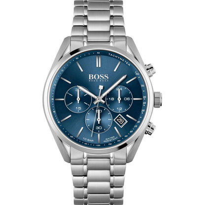 Hugo Boss Men’s Gray Stainless Steel Dress Watch