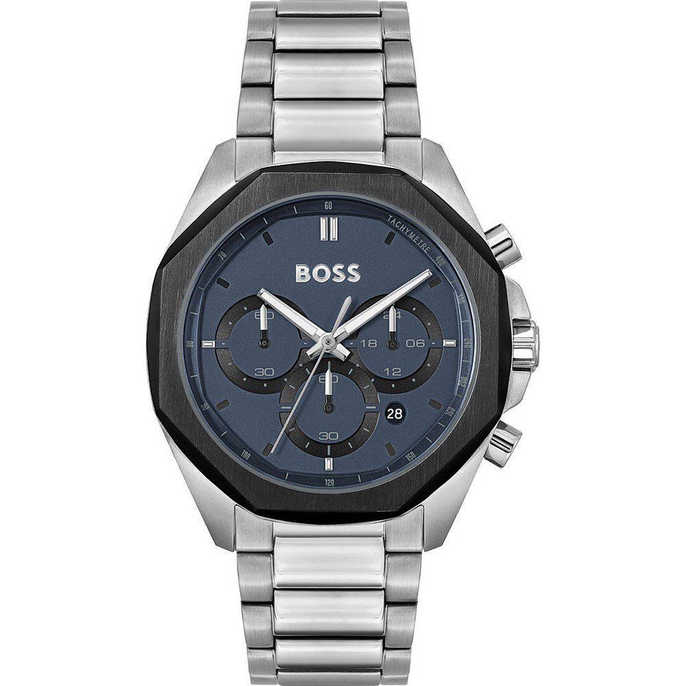 Hugo Boss Men’s Gray Stainless Steel Dress Watch
