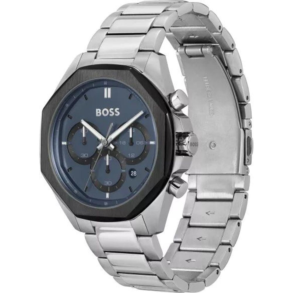 Hugo Boss Men’s Gray Stainless Steel Dress Watch