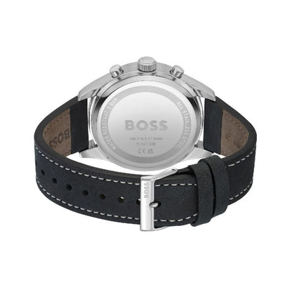 Hugo Boss Men’s Black Leather Dress Watch