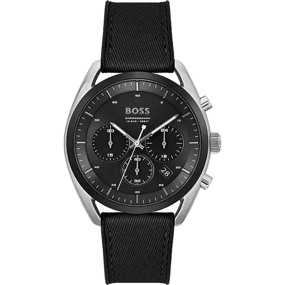 Hugo Boss Men’s Grey Silicone Dress Watch