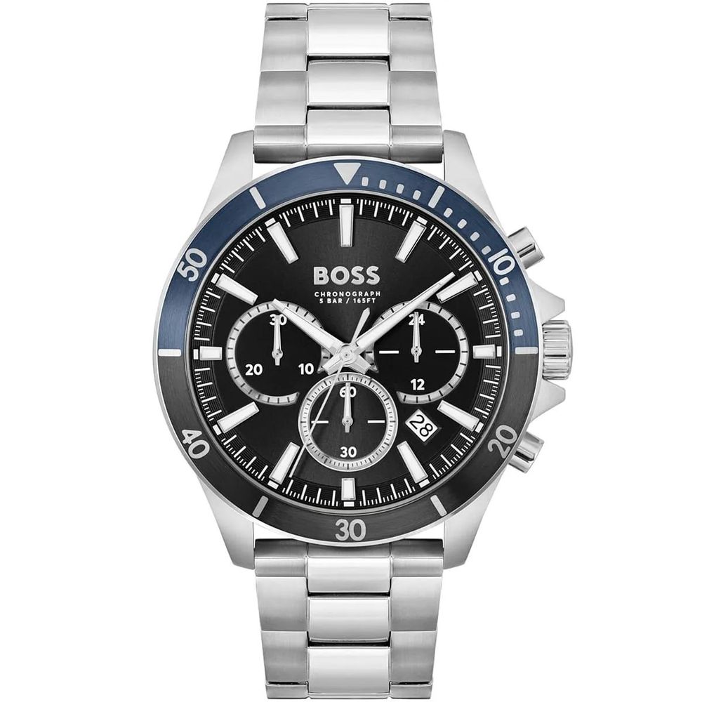Hugo Boss Men’s Gray Stainless Steel Dress Watch