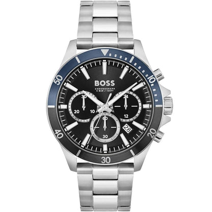Hugo Boss Men’s Gray Stainless Steel Dress Watch
