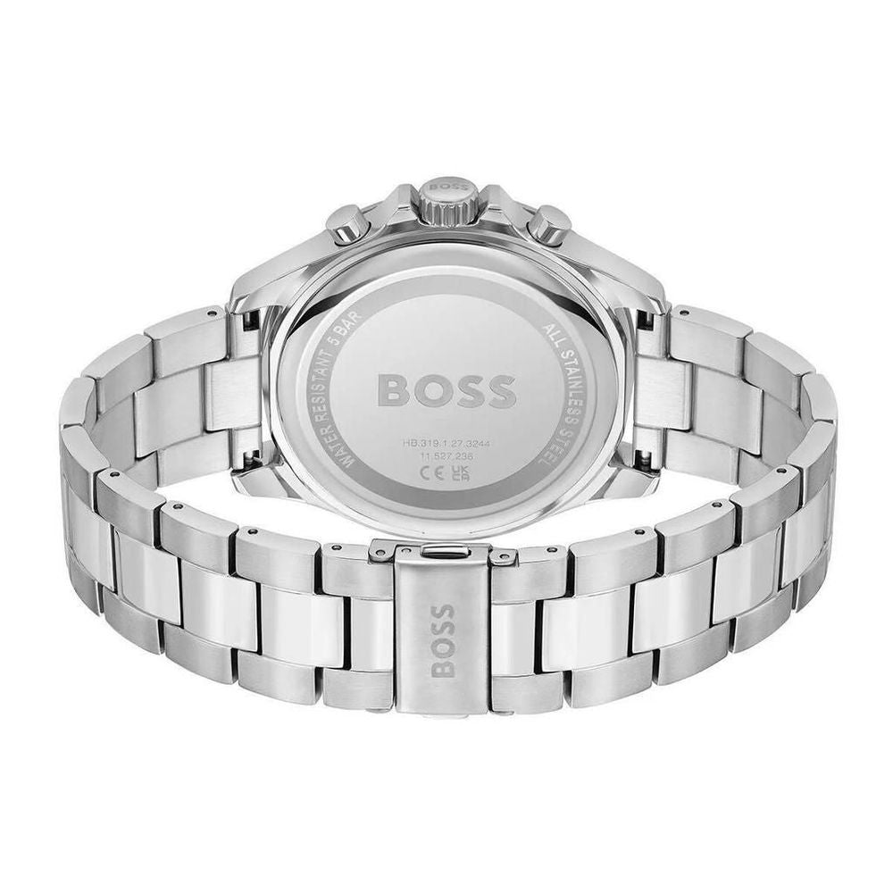 Hugo Boss Men’s Gray Stainless Steel Dress Watch