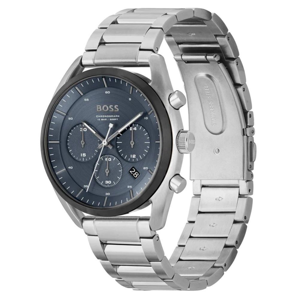 Hugo Boss Men’s Gray Stainless Steel Dress Watch