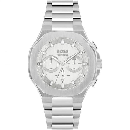 Hugo Boss Men’s Grey Stainless Steel Dress Watch