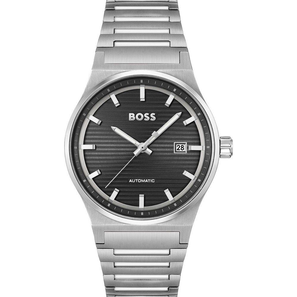 Hugo Boss Men’s Gray Stainless Steel Dress Watch