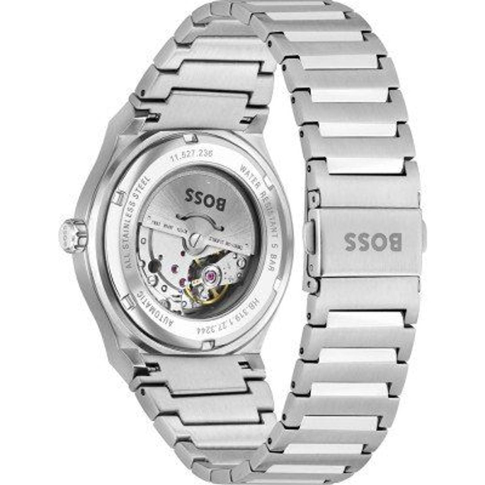 Hugo Boss Men’s Gray Stainless Steel Dress Watch