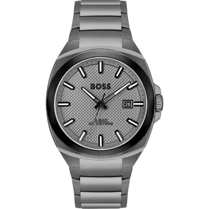 Hugo Boss Men’s Gray Stainless Steel Dress Watch