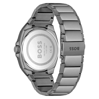 Hugo Boss Men’s Gray Stainless Steel Dress Watch