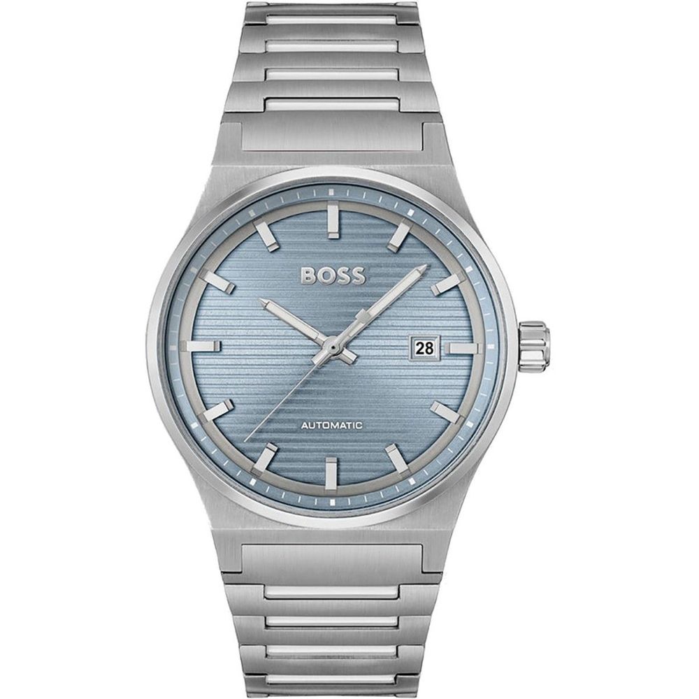 Hugo Boss Men’s Gray Stainless Steel Dress Watch