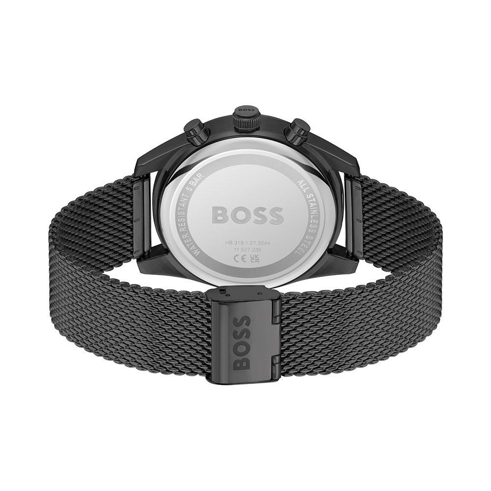 Hugo Boss Men's Black Stainless Steel Dress Watch