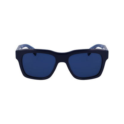 Ferragamo Men’s Sunglasses – Blue Acetate Frame, Category 3 Lenses