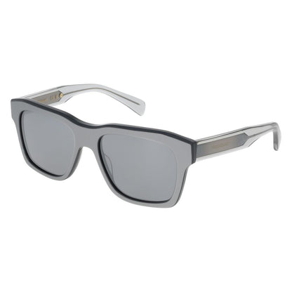 Ferragamo Men’s Sunglasses – Grey Acetate Frame, Grey Lenses