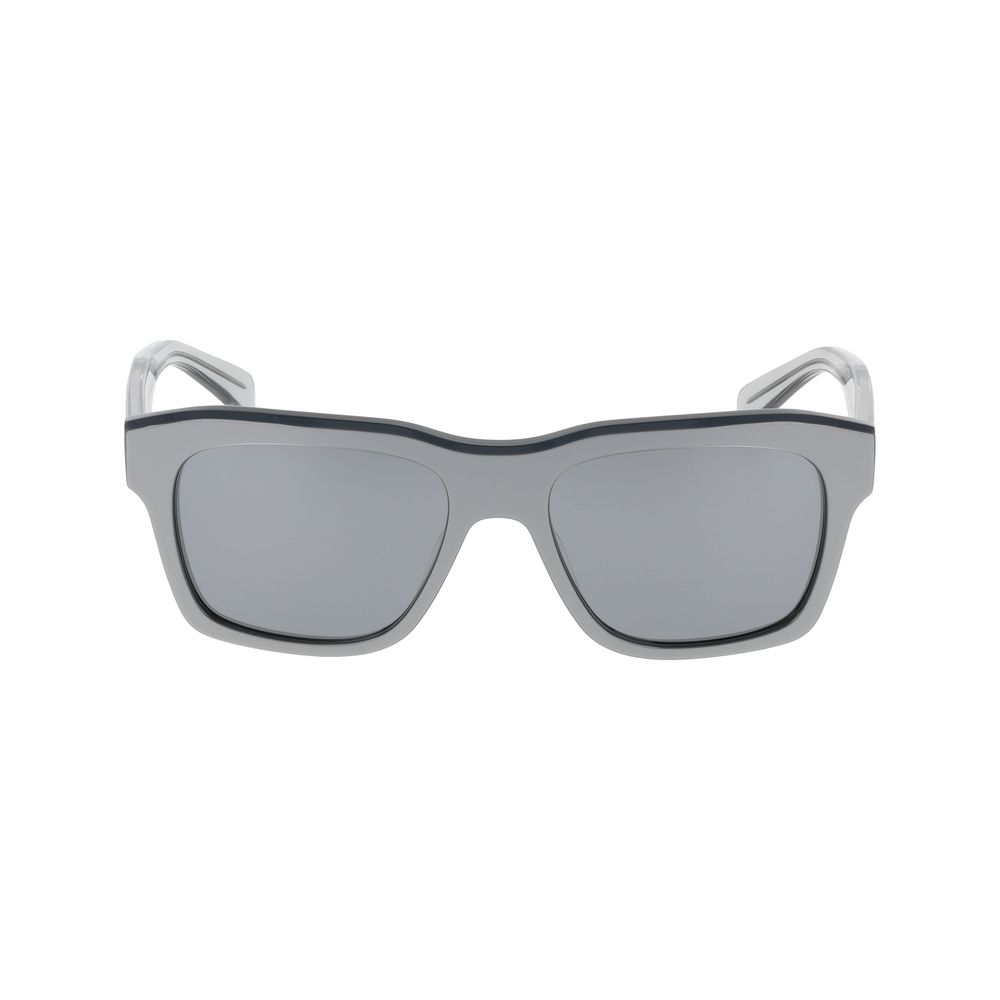 Ferragamo Men’s Sunglasses – Grey Acetate Frame, Grey Lenses