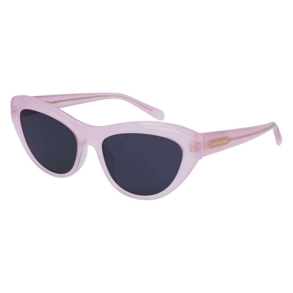 Ferragamo Women’s Sunglasses – Pink Acetate Frame