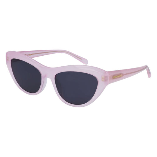 Ferragamo Women’s Sunglasses – Pink Acetate Frame