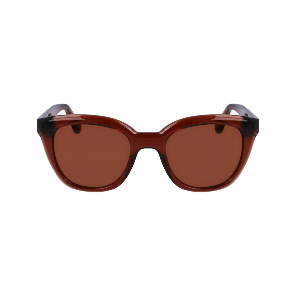 Ferragamo Women’s Sunglasses – Brown Injected Frame, Category 2 Lenses