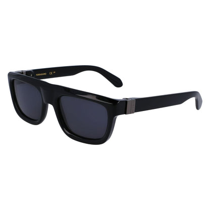 Ferragamo Black Acetate Sunglasses – Stylish Eye Protection