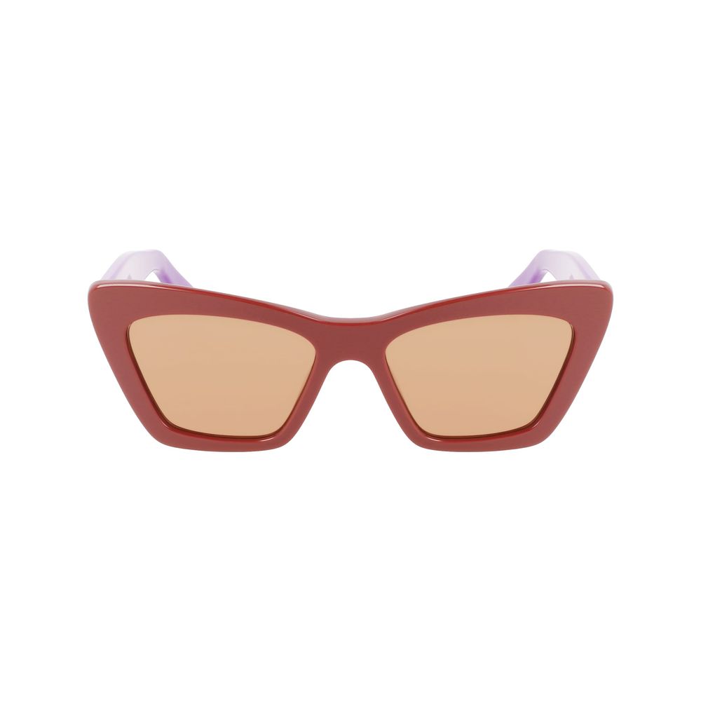 Ferragamo Women’s Sunglasses – Brown Acetate Frame, Brown Lenses