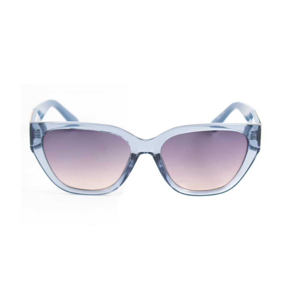 Guess Women’s Sunglasses – Blue Metal Frame, Purple Gradient Lenses