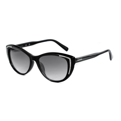 Guess Women’s Sunglasses – Black Metal Frame, Grey Lenses