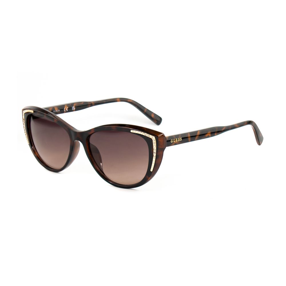 Guess Women’s Sunglasses – Brown Full-Rim Frame, Category 2 Lenses