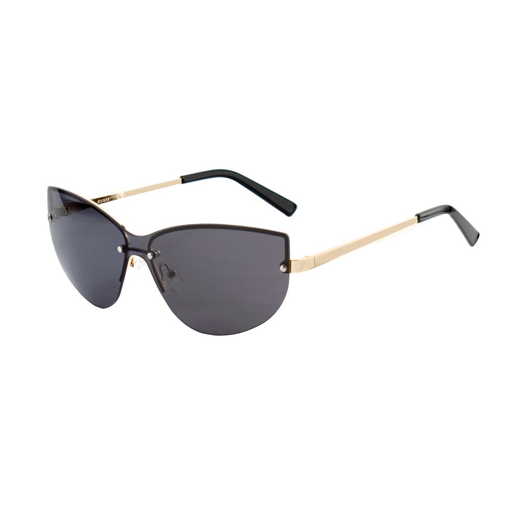 Guess Women’s Sunglasses – Golden Metal Frame, Grey Lenses