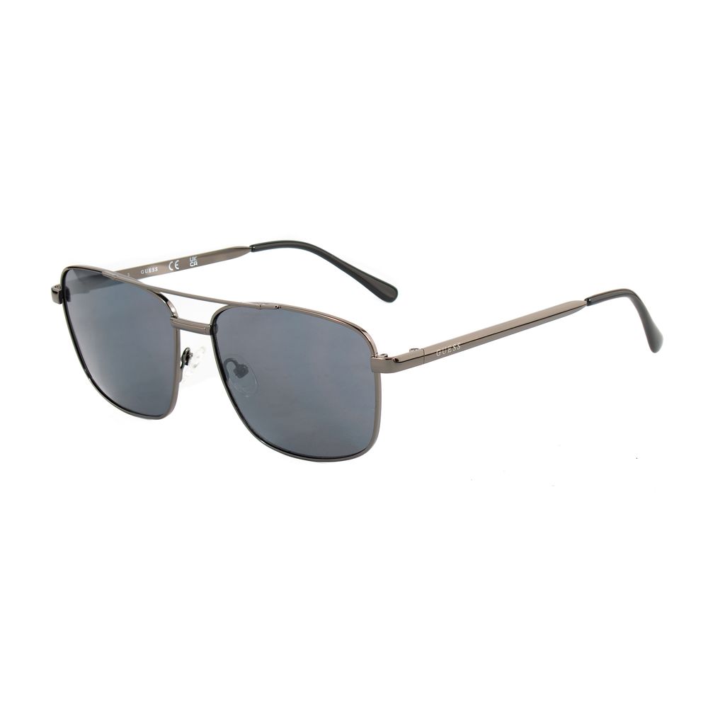Guess Men’s Sunglasses – Grey Injected Frame, Grey Lenses