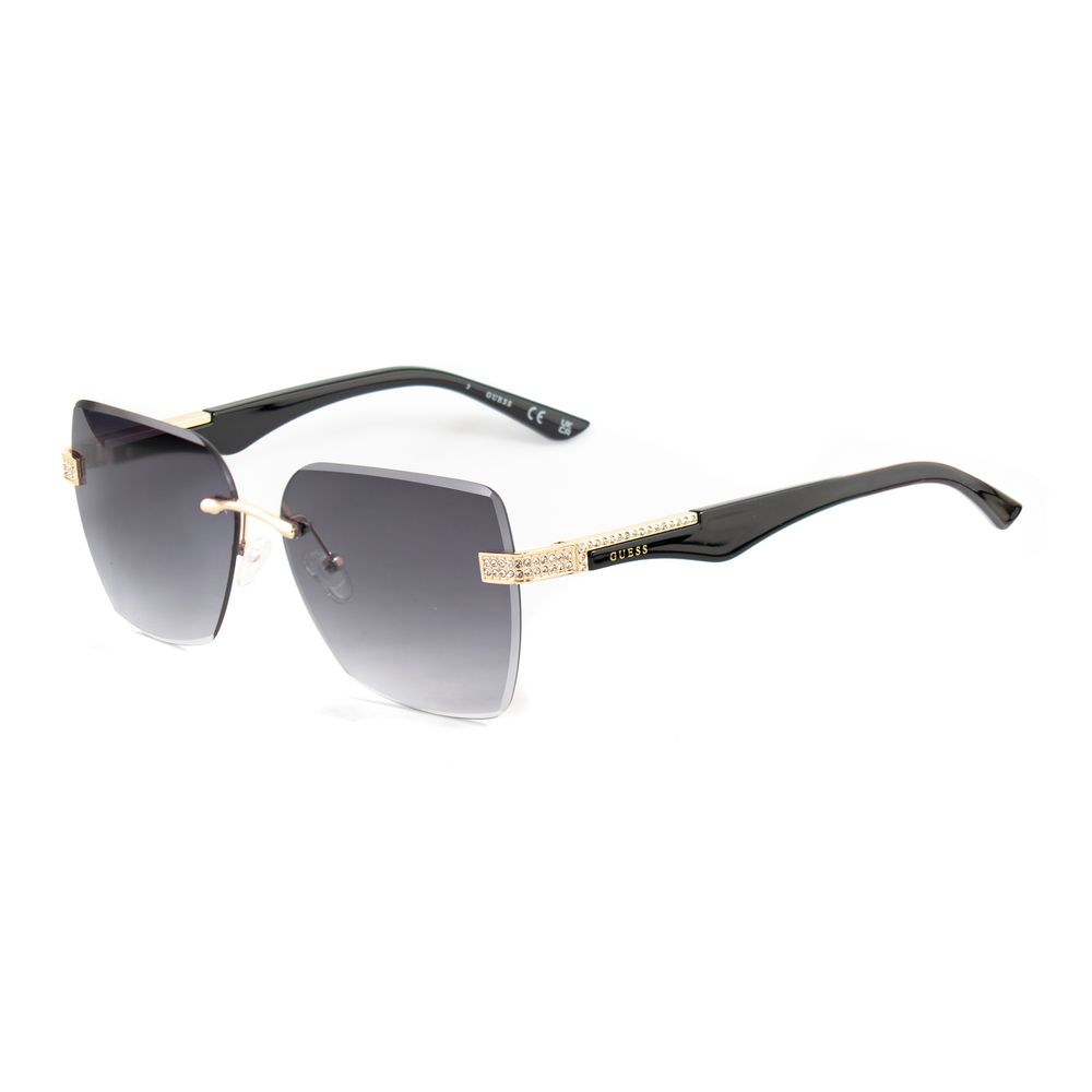 Guess Women’s Sunglasses – Black Injected Frame, Grey Lenses