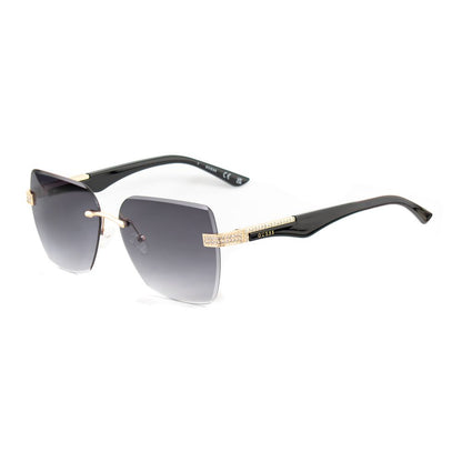 Guess Women’s Sunglasses – Black Injected Frame, Grey Lenses